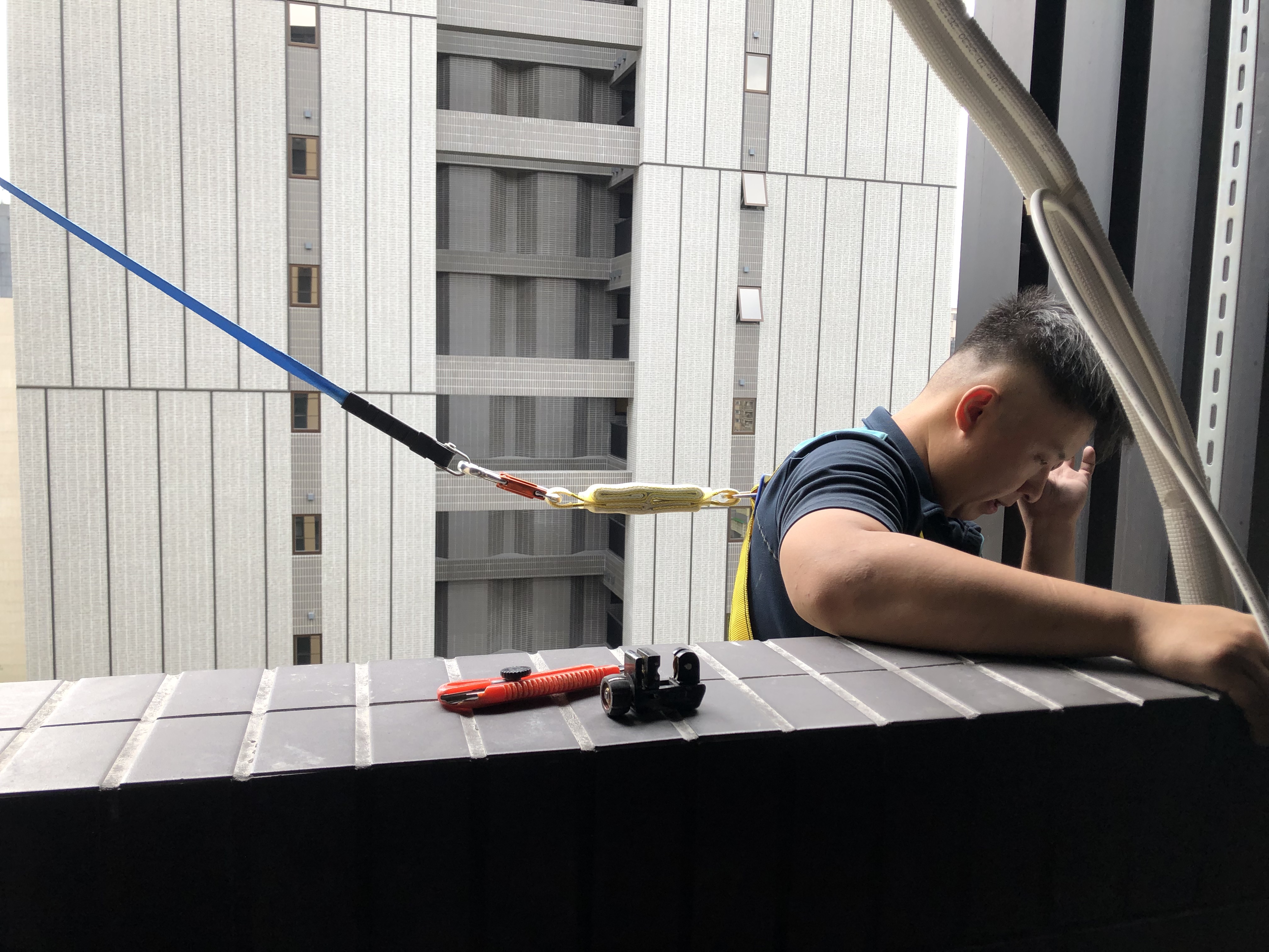 聖芯工程師傅高樓施工現場